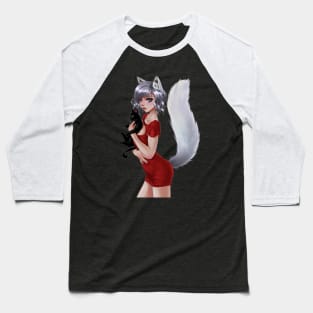 Amorena Kitsune Baseball T-Shirt